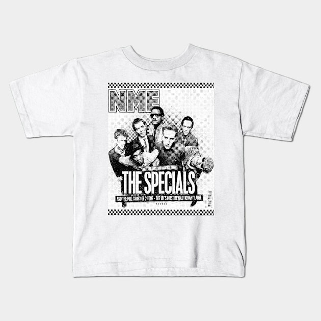 NME Specials - Halftone Kids T-Shirt by Resdis Materials